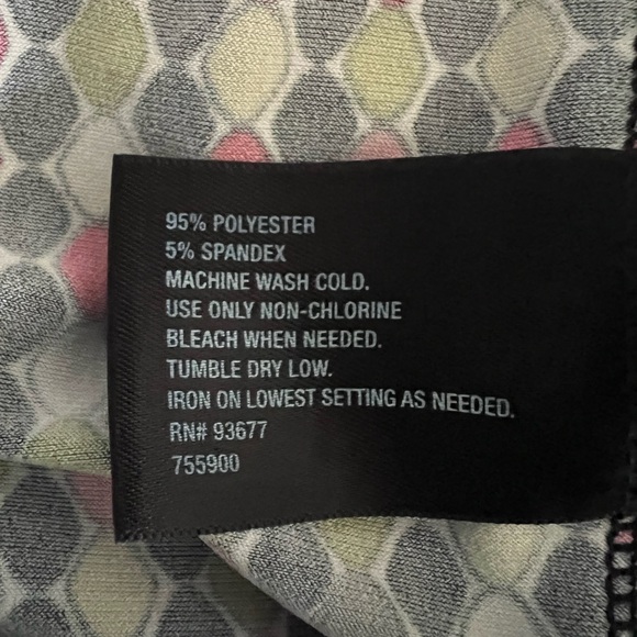 East 5th Retro Green & Pink A-Line Petite Dress - Picture 5 of 8